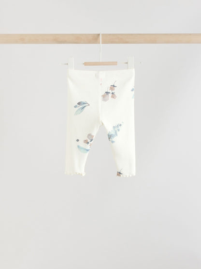 Cream Floral Baby Sweater and Joggers Set 2 Piece (0mths-2yrs)