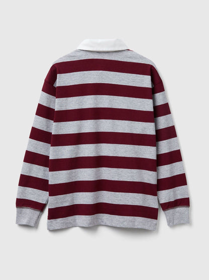 Dsiney Kidz - Benetton Red Striped Rugby Shirt image 2