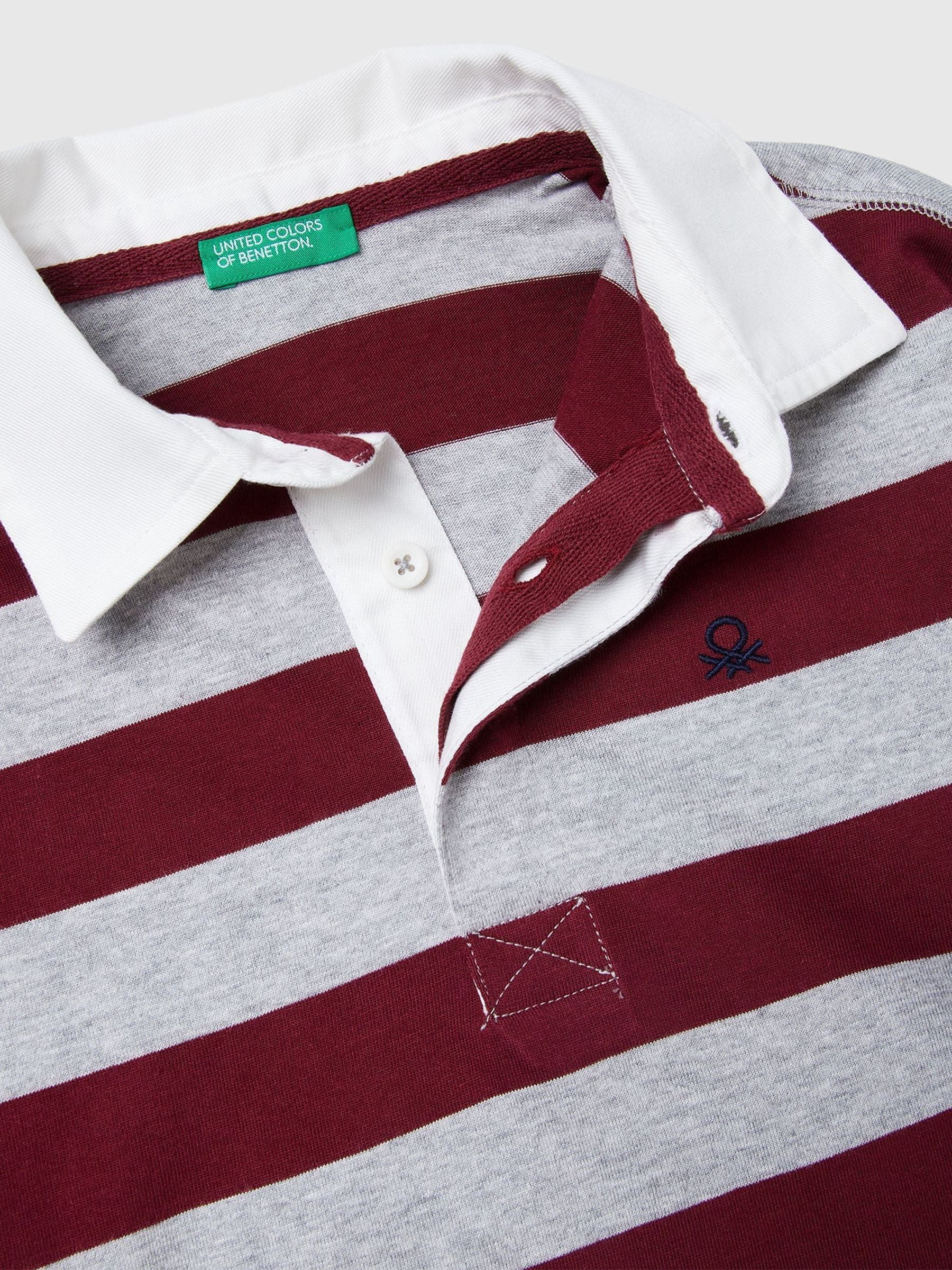 Dsiney Kidz - Benetton Red Striped Rugby Shirt image 3