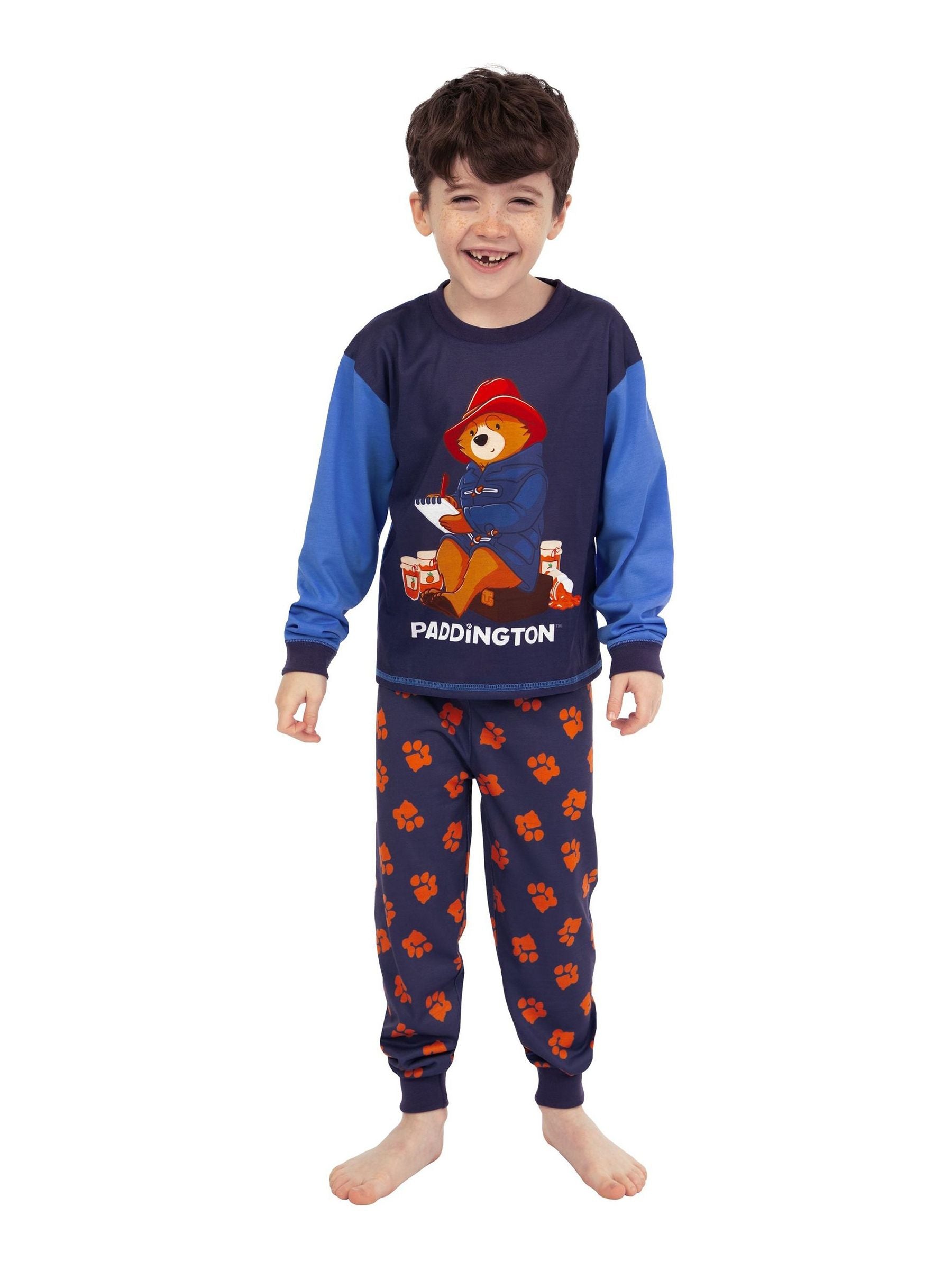 Dsiney Kidz - Character Blue Paddington Bear Long Sleeve Pyjamas image 1