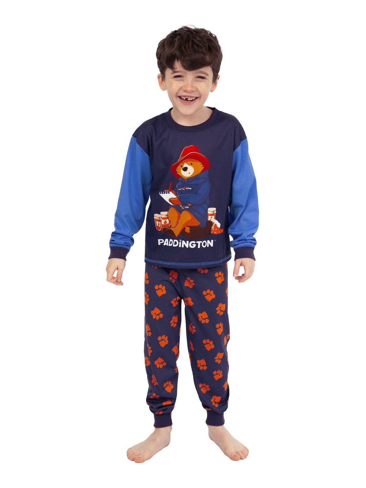 Dsiney Kidz - Character Blue Paddington Bear Long Sleeve Pyjamas image 1
