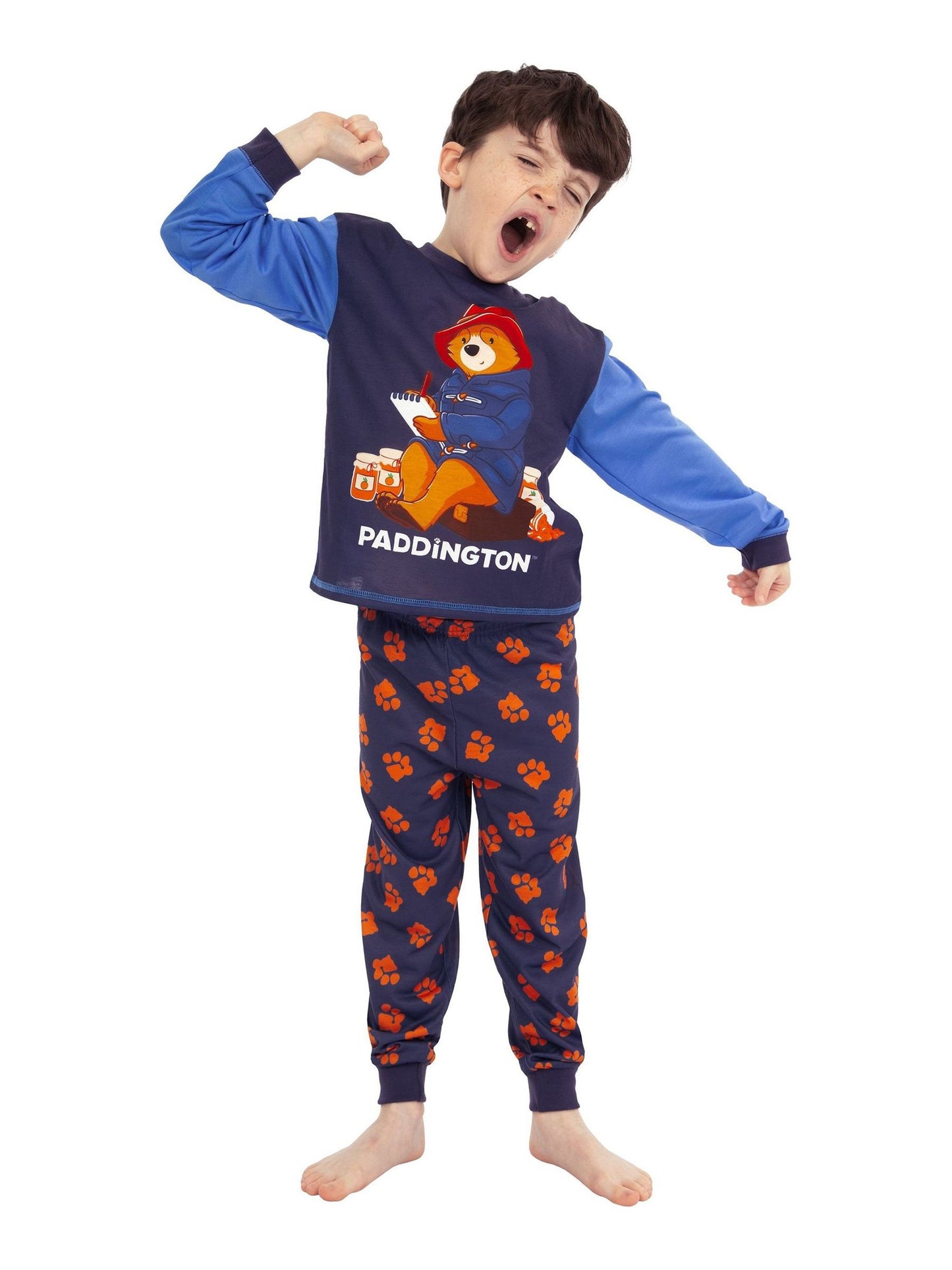 Dsiney Kidz - Character Blue Paddington Bear Long Sleeve Pyjamas image 5