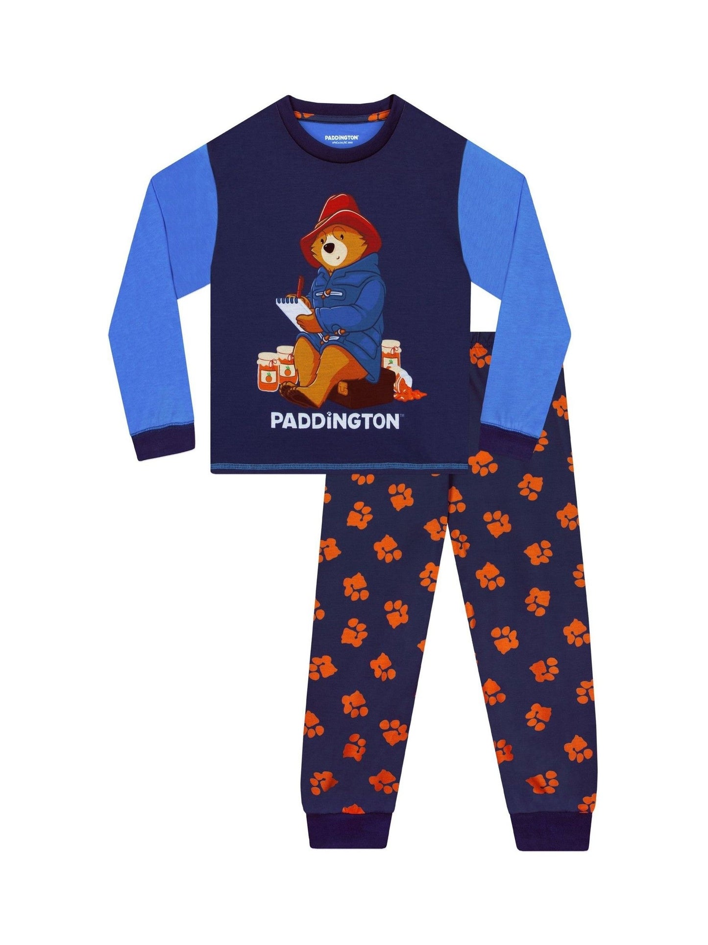 Dsiney Kidz - Character Blue Paddington Bear Long Sleeve Pyjamas image 6