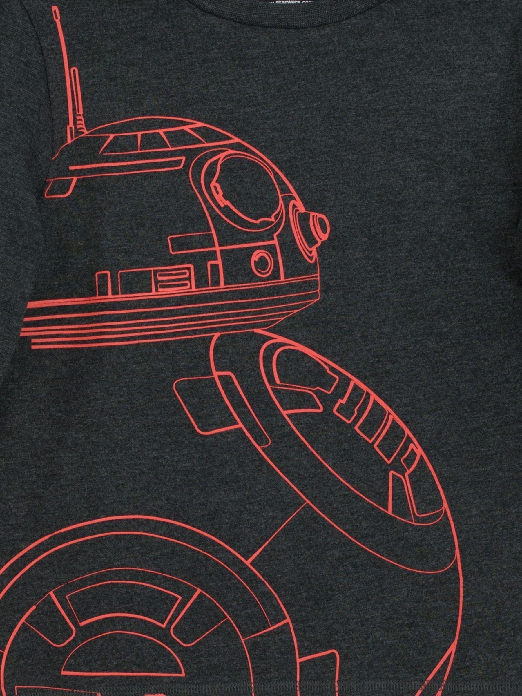 Dsiney Kidz - Character Grey Star Wars BB8 Long Sleeve 100% Cotton Top image 3