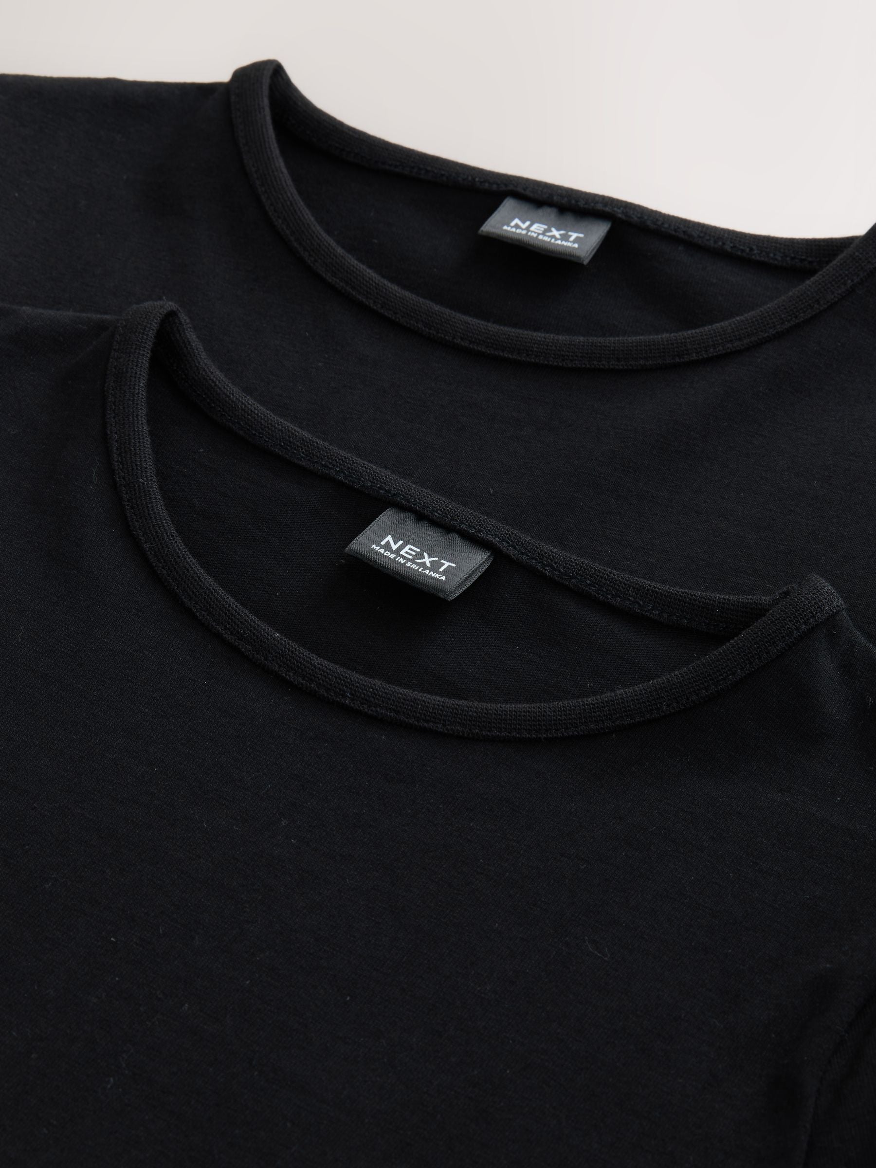 Dsiney Kidz - Black 2 Pack Puff Sleeve T-Shirts (3-16yrs) image 5