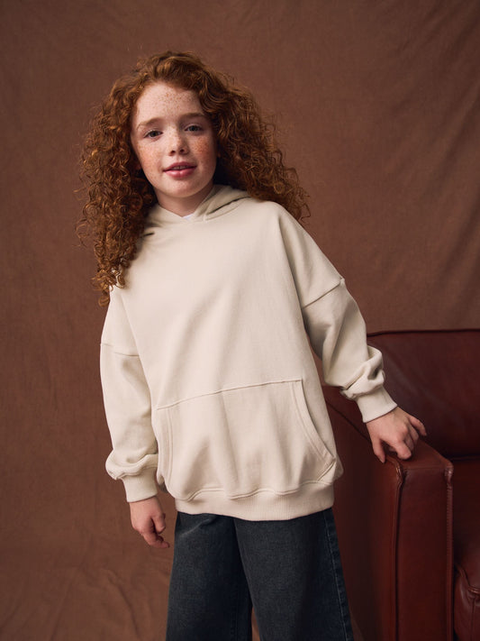 Cream Hoodie (3-16yrs)