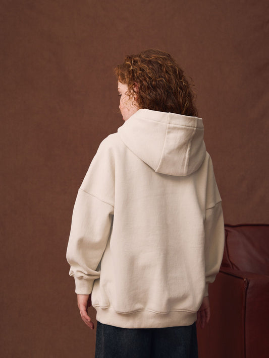 Cream Hoodie (3-16yrs)