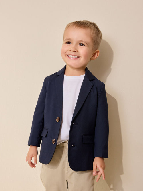 Navy Blazer (3mths-9yrs) image 1