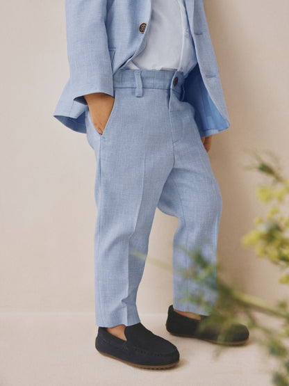 Blue Blazer Shirt Trousers and Bow Tie Set (3mths-9yrs) image 4