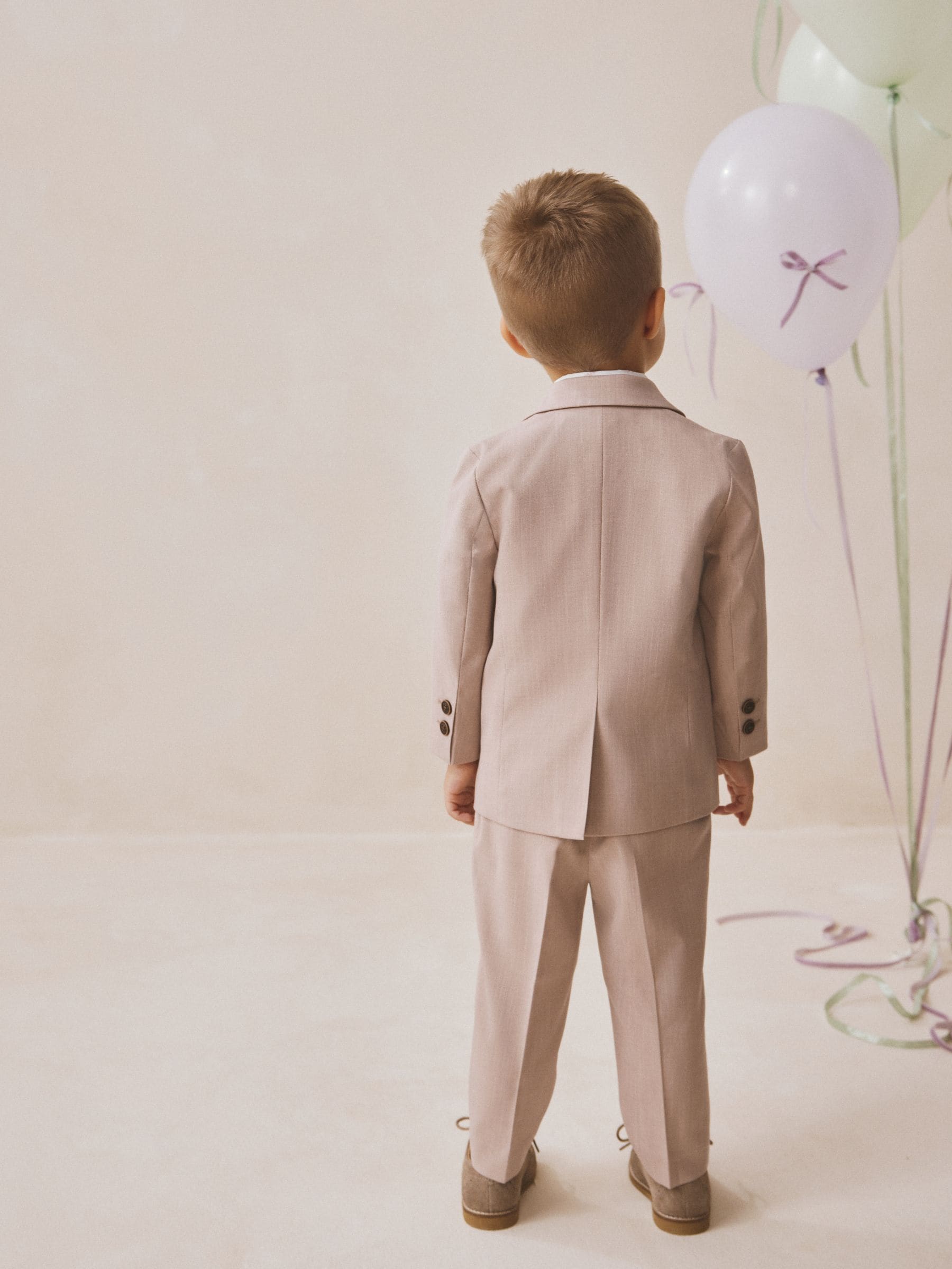 Pink Blazer Shirt Trousers and Bow Tie Set (3mths-9yrs) image 3