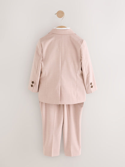 Pink Blazer Shirt Trousers and Bow Tie Set (3mths-9yrs) image 5