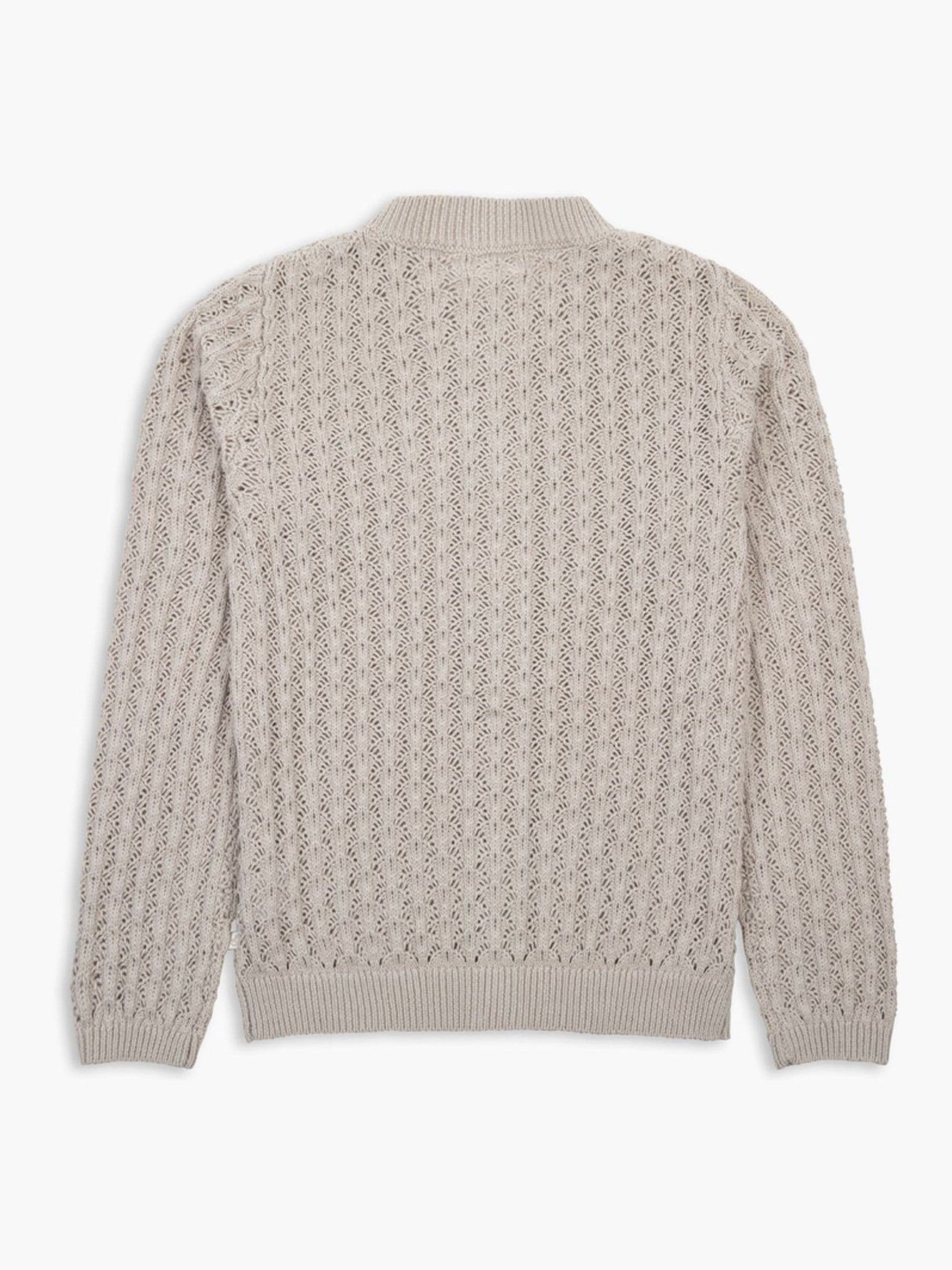 Dsiney Kidz - The Little Tailor Natural Scallop Design Pointelle Cardigan image 2