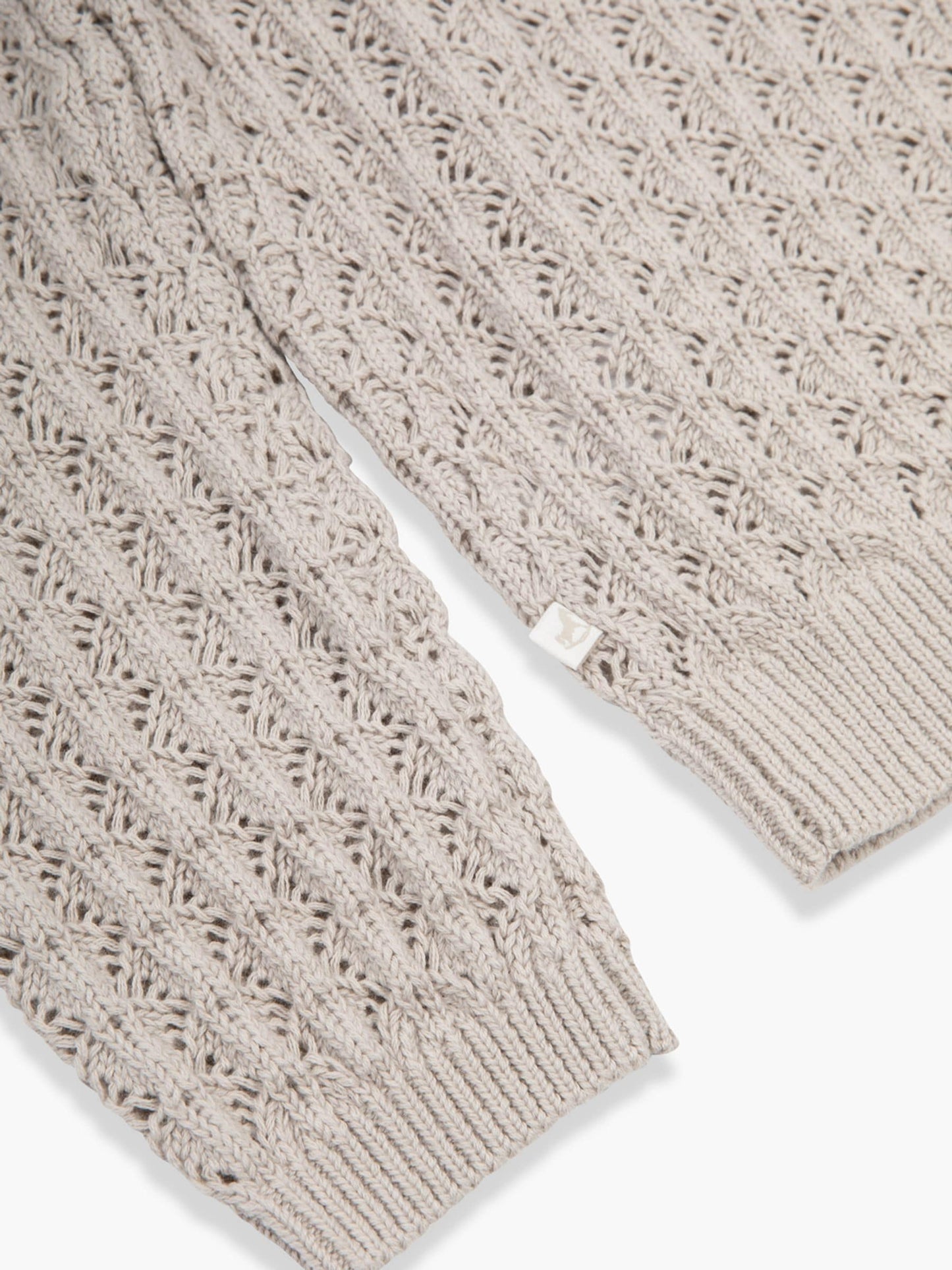 Dsiney Kidz - The Little Tailor Natural Scallop Design Pointelle Cardigan image 4