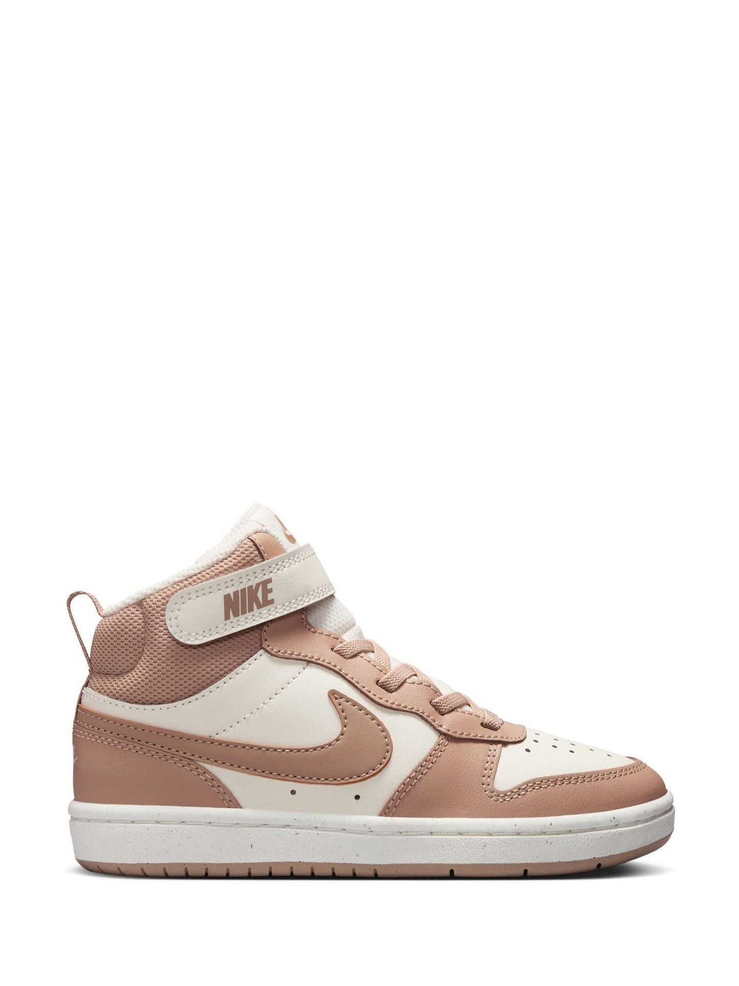 Nike Brown/Cream Junior Court Borough Mid Trainers image 1
