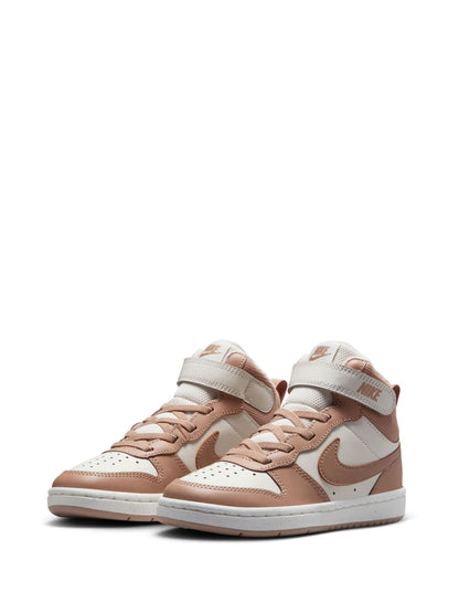 Nike Brown/Cream Junior Court Borough Mid Trainers image 5