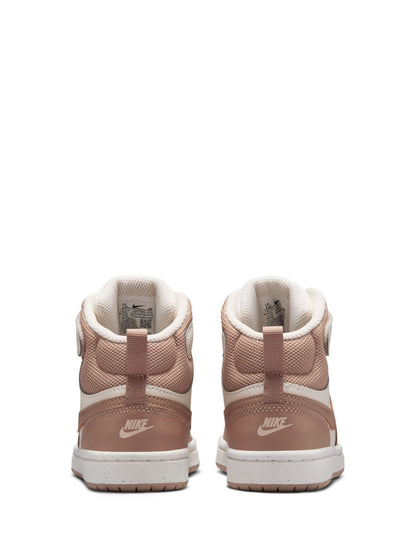 Nike Brown/Cream Junior Court Borough Mid Trainers image 7