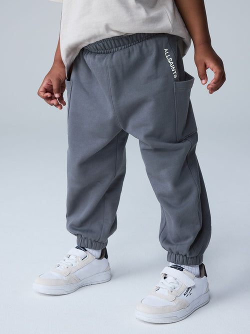 smALLSAINTS Charcoal Grey Barrel Leg Younger Boys Sweatpants image 1