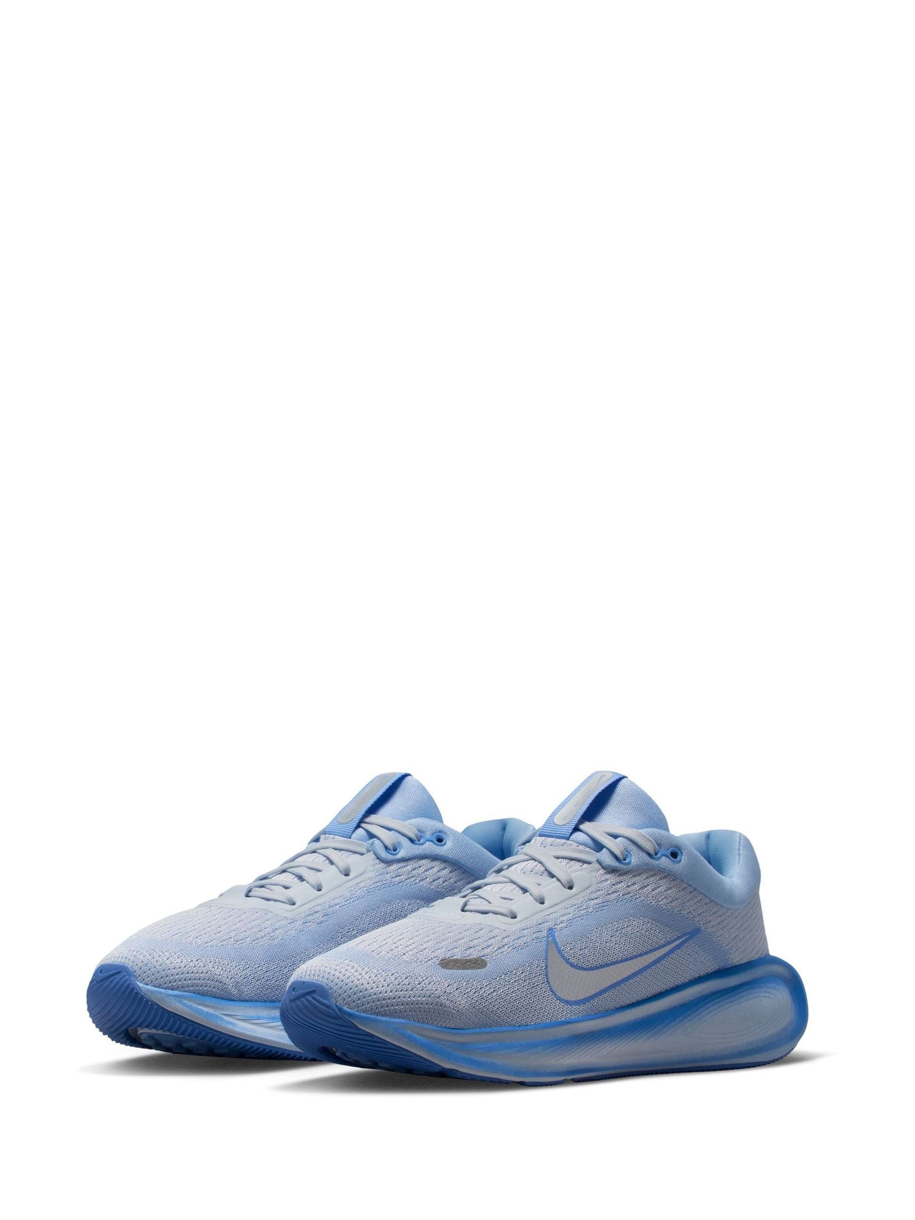 Nike Grey Silver Youth Stellar Ride Trainers image 5