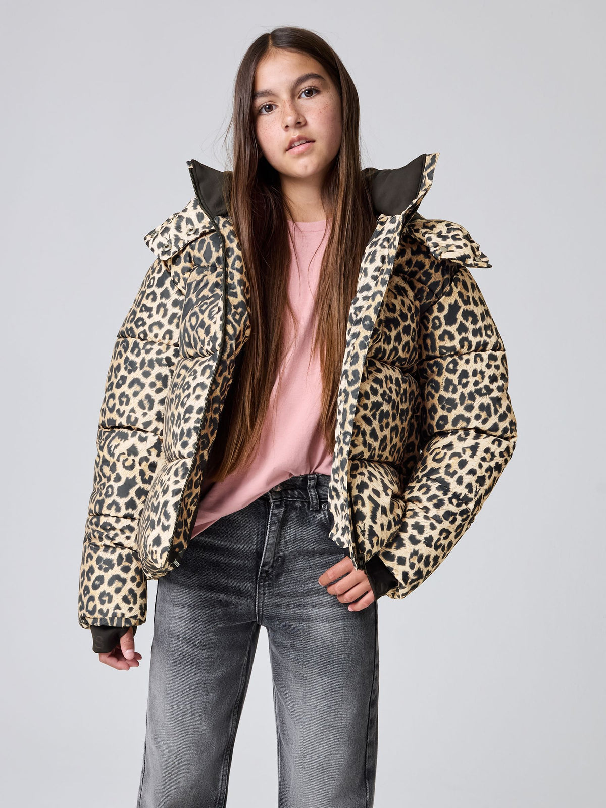 smALLSAINTS Leopard Underground Padded Coat - image 3