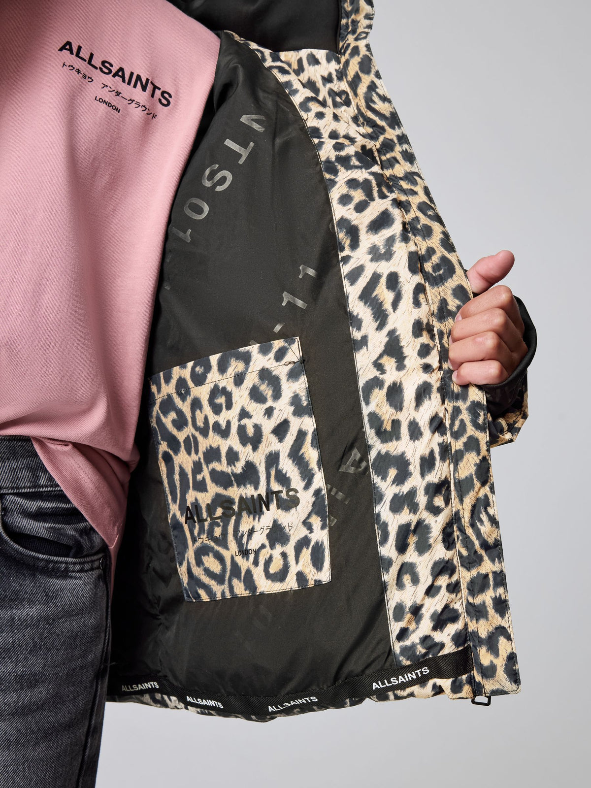 smALLSAINTS Leopard Underground Padded Coat - image 7
