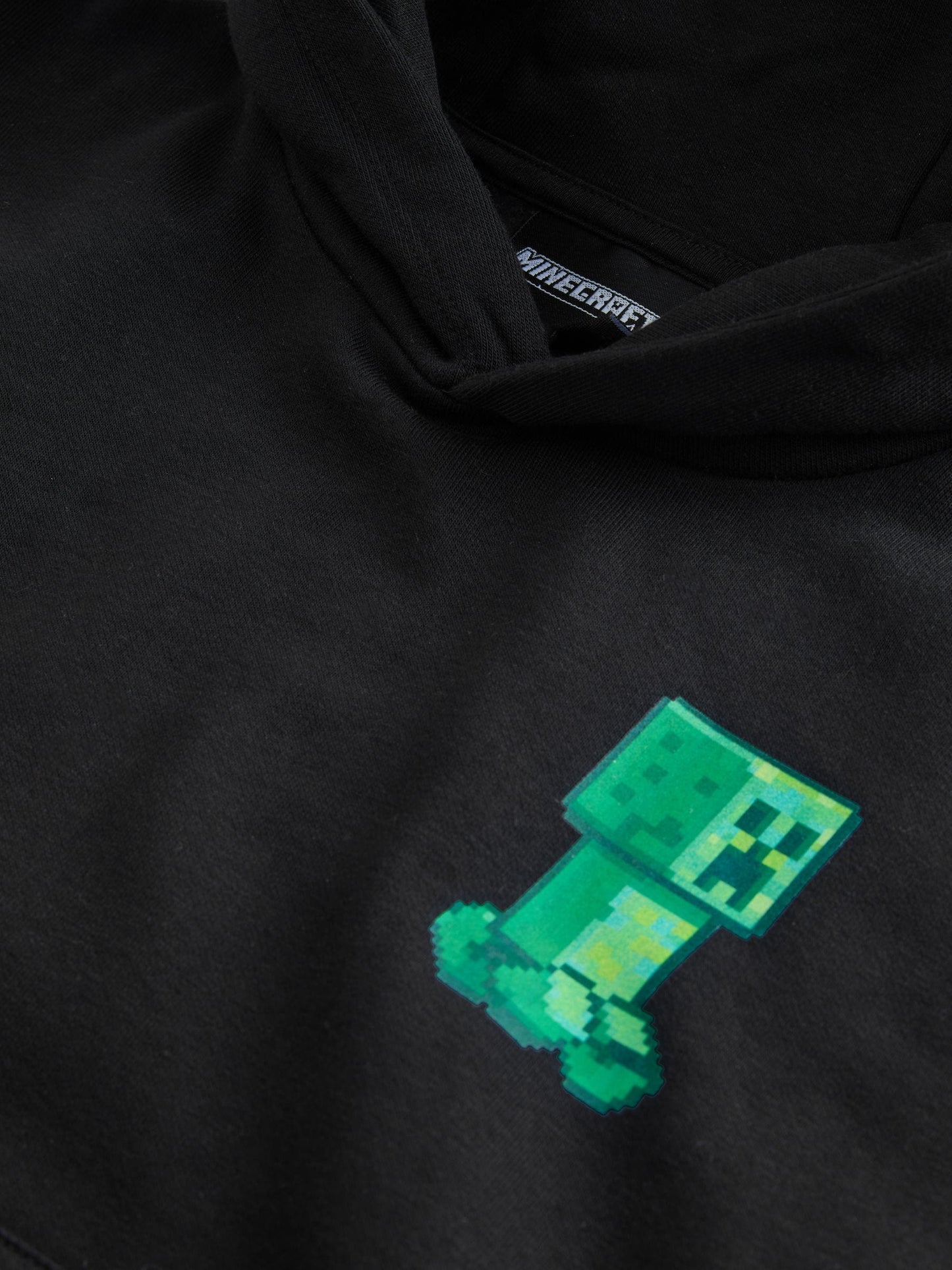 Black Minecraft Hoodie (3-16yrs)