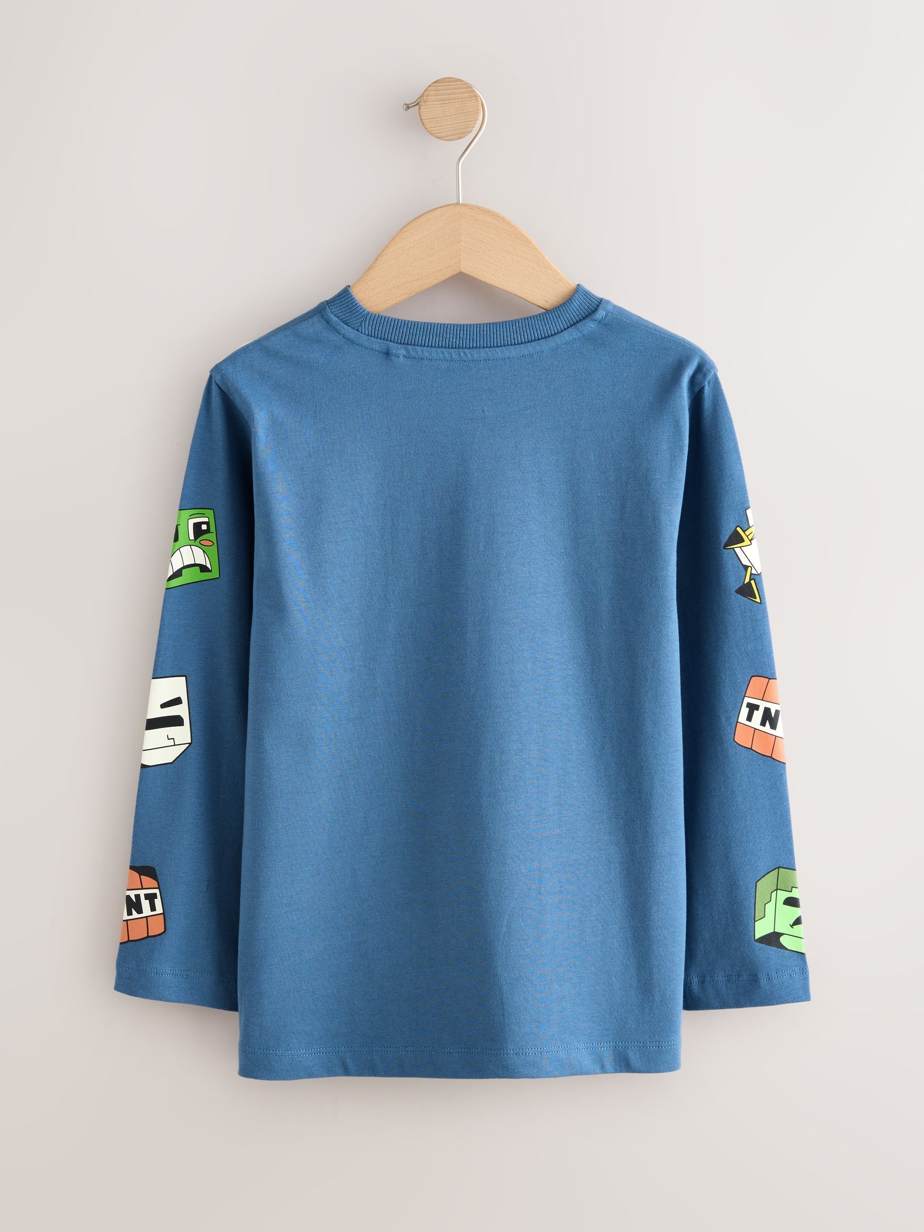 Dsiney Kidz - Blue Minecraft Long Sleeve T-Shirt (3-16yrs) image 2