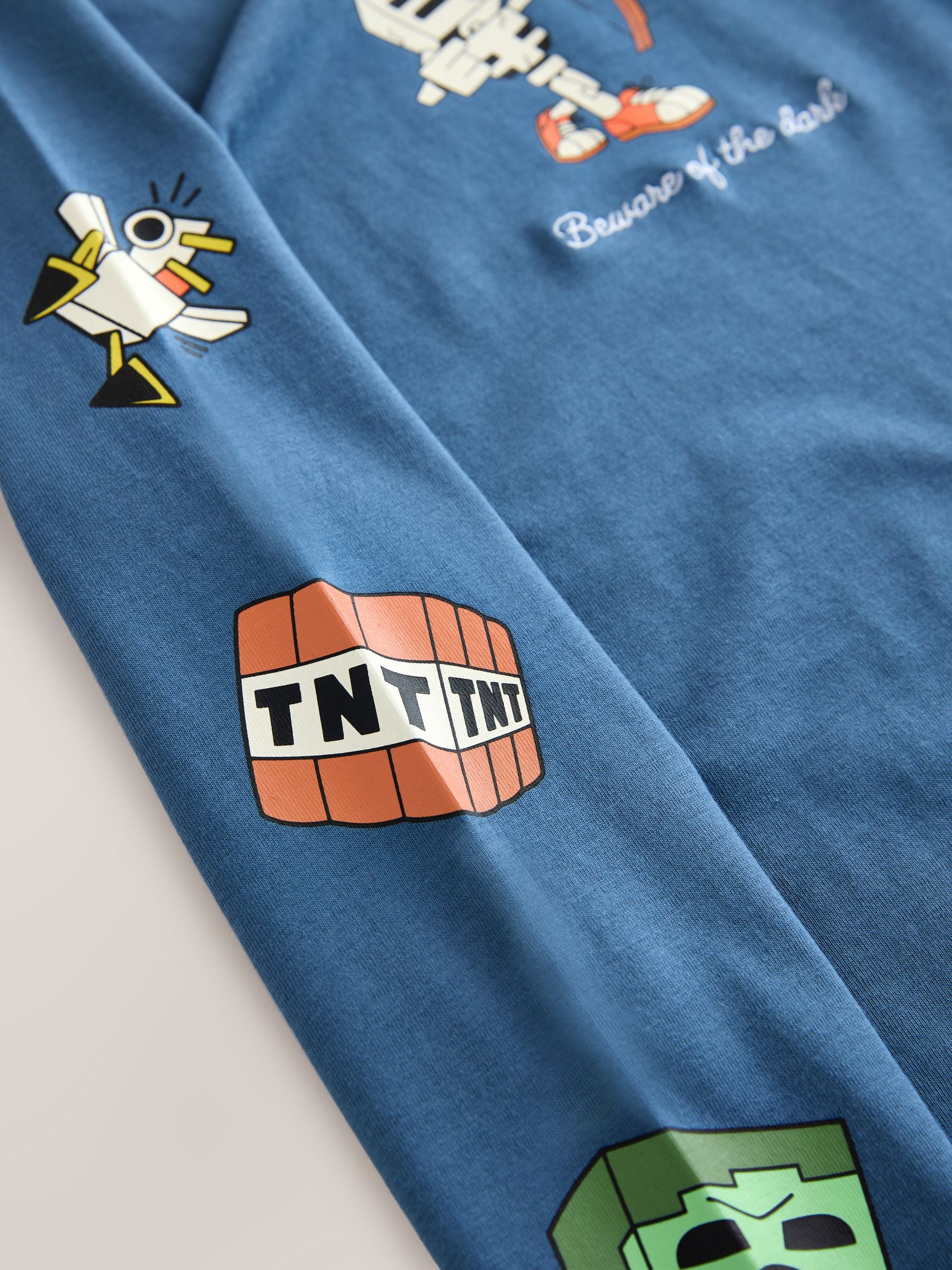 Dsiney Kidz - Blue Minecraft Long Sleeve T-Shirt (3-16yrs) image 3