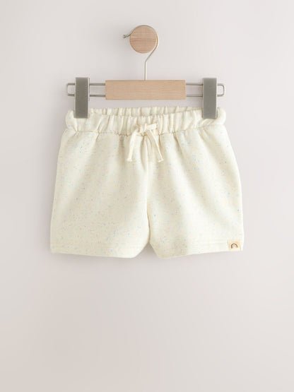 Blue/Pink/Oatmeal Shorts Set 3 Pack (3mths-7yrs) image 2