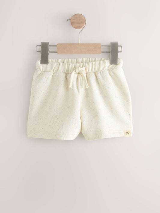 Blue/Pink/Oatmeal Shorts Set 3 Pack (3mths-7yrs) image 2