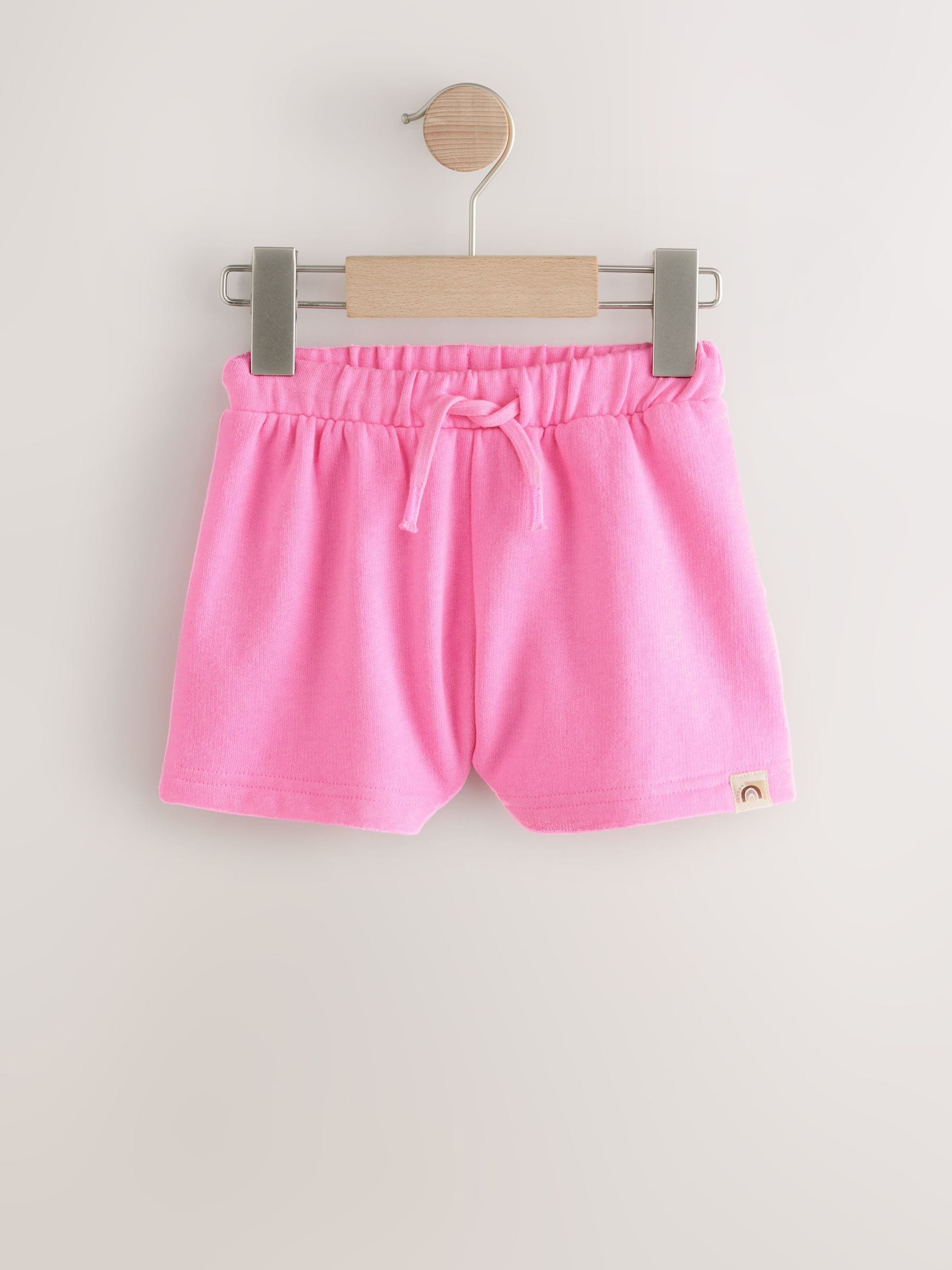 Blue/Pink/Oatmeal Shorts Set 3 Pack (3mths-7yrs) image 4
