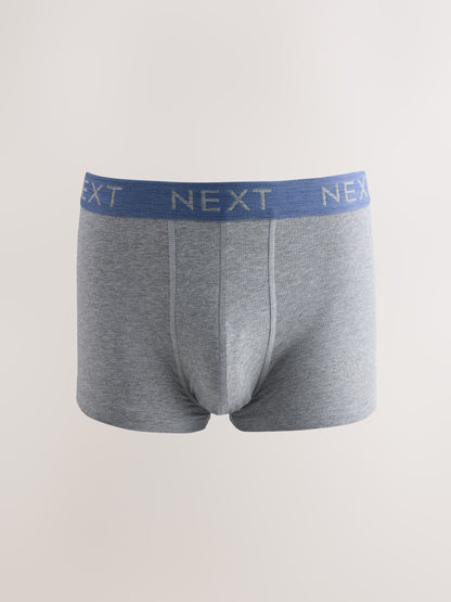 Dsiney Kidz - Blue/Grey Marl 10 pack Cotton Rich Blend Hipster Boxers image 2