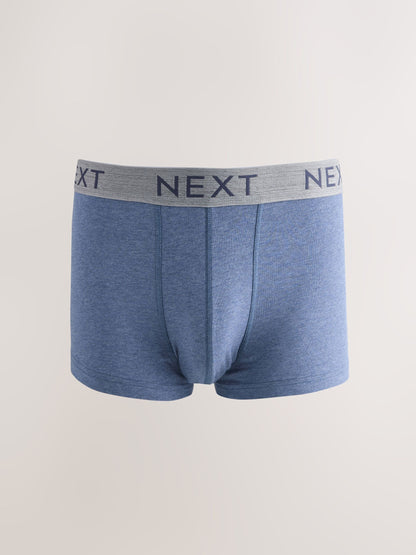 Dsiney Kidz - Blue/Grey Marl 10 pack Cotton Rich Blend Hipster Boxers image 5