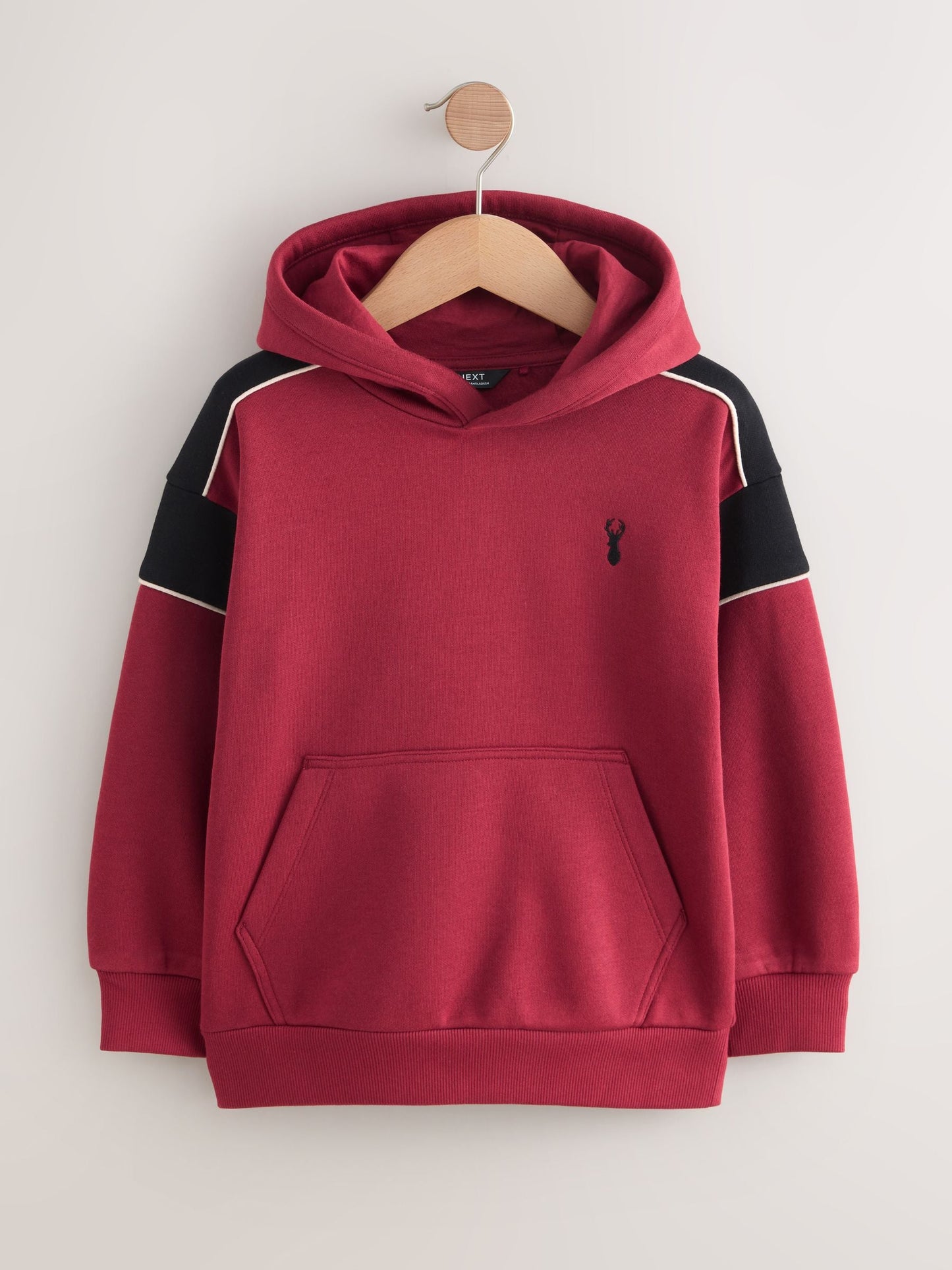 Red Colourblock Hoodie (3-16yrs)