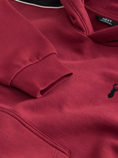 Red Colourblock Hoodie (3-16yrs)