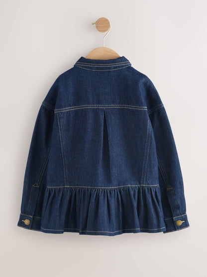 Dsiney Kidz - Indigo Blue Peplum Hem Denim Jacket (3-16yrs) image 7