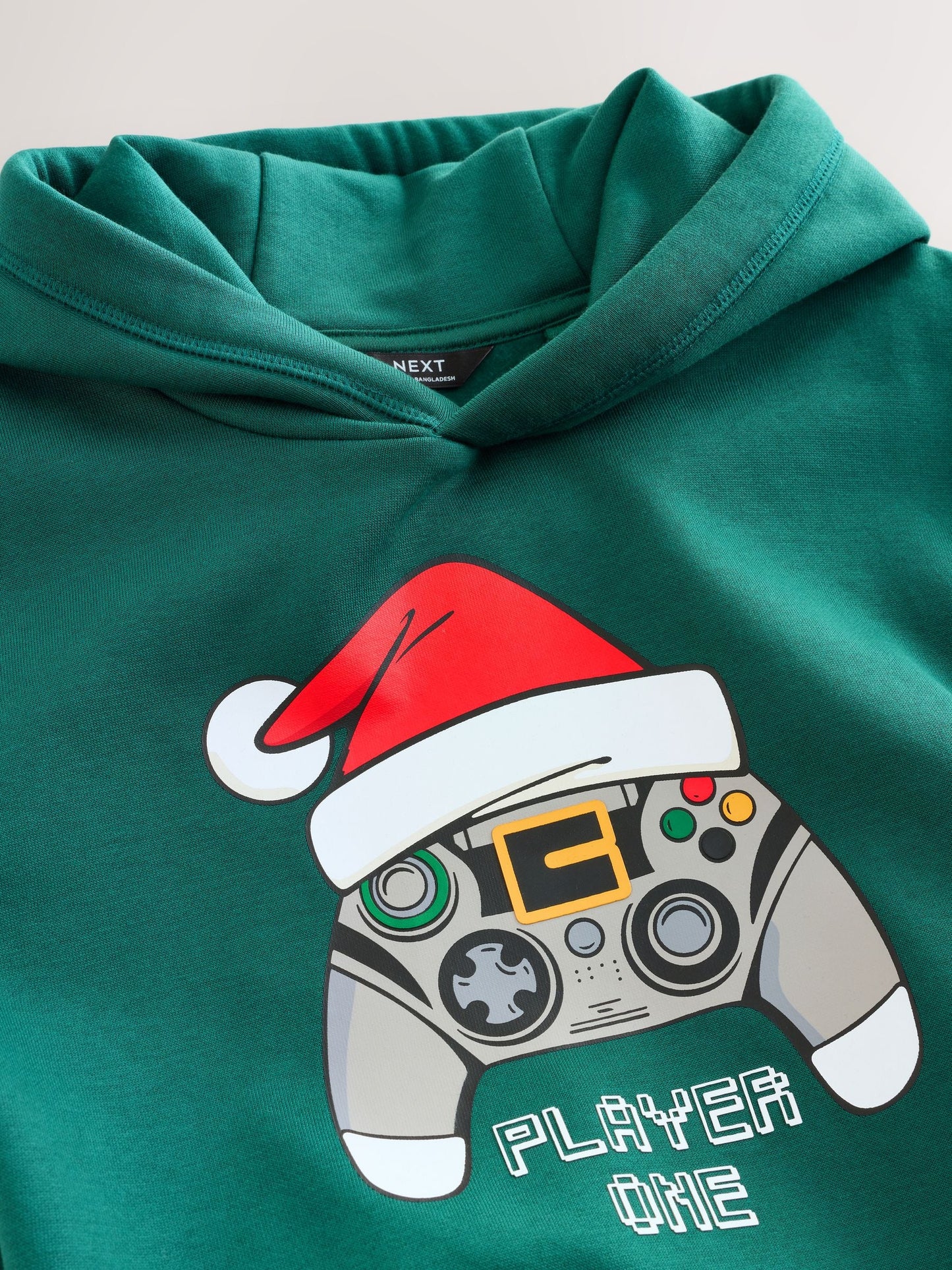 Green Controller Christmas Hoodie (3-16yrs)
