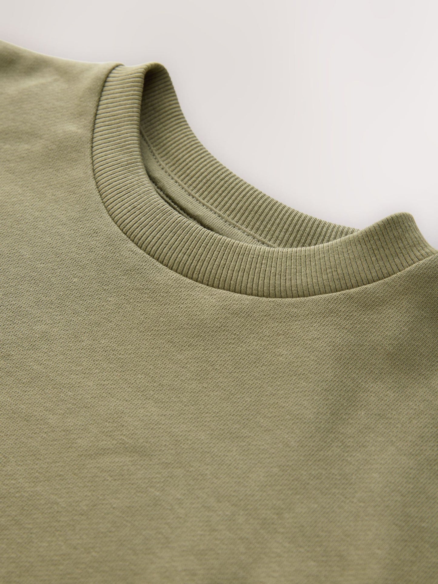 Dsiney Kidz - Khaki Green Relaxed Fit Long Sleeve Heavyweight T-Shirt (3-16yrs) image 3