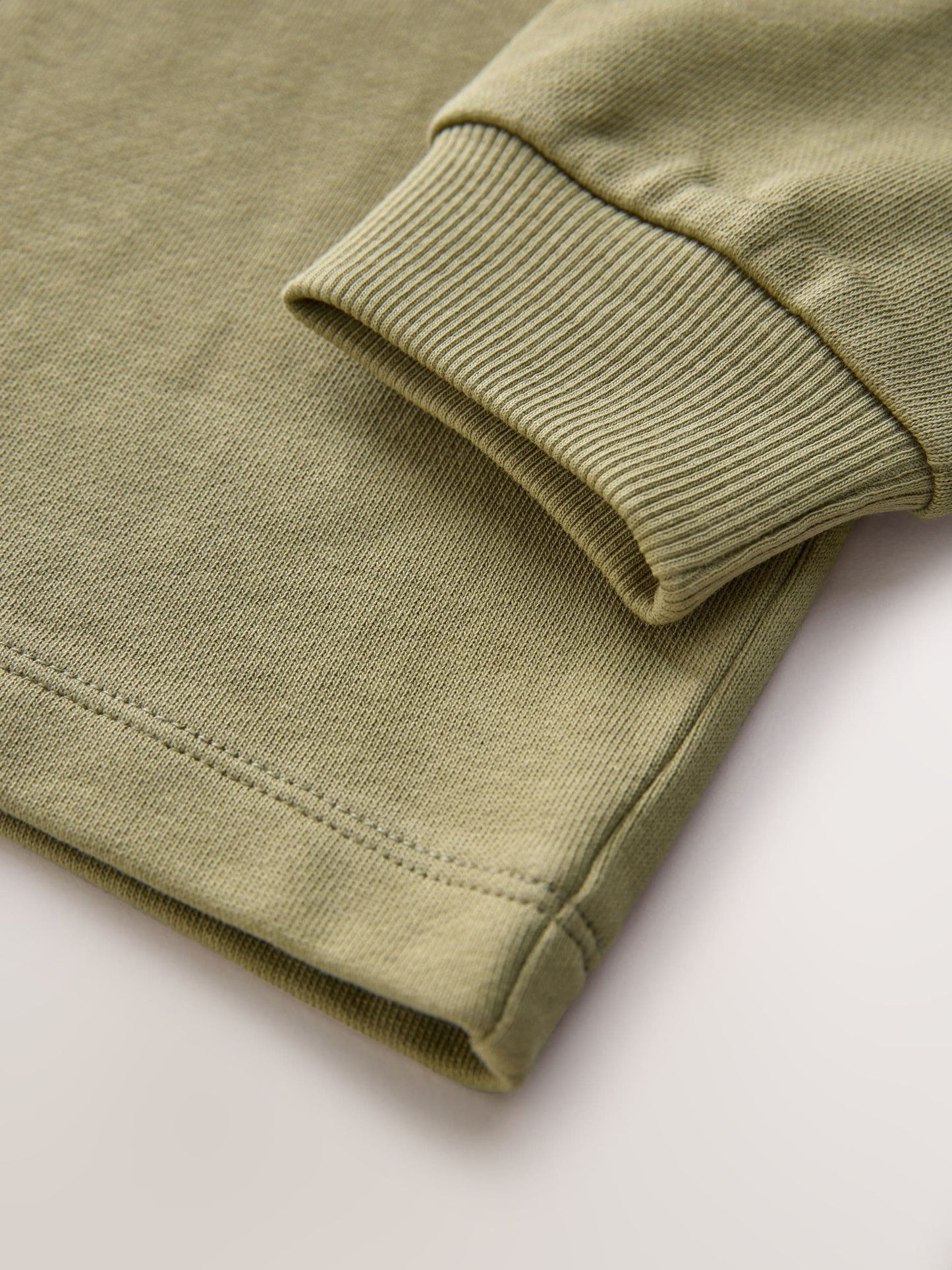 Dsiney Kidz - Khaki Green Relaxed Fit Long Sleeve Heavyweight T-Shirt (3-16yrs) image 4