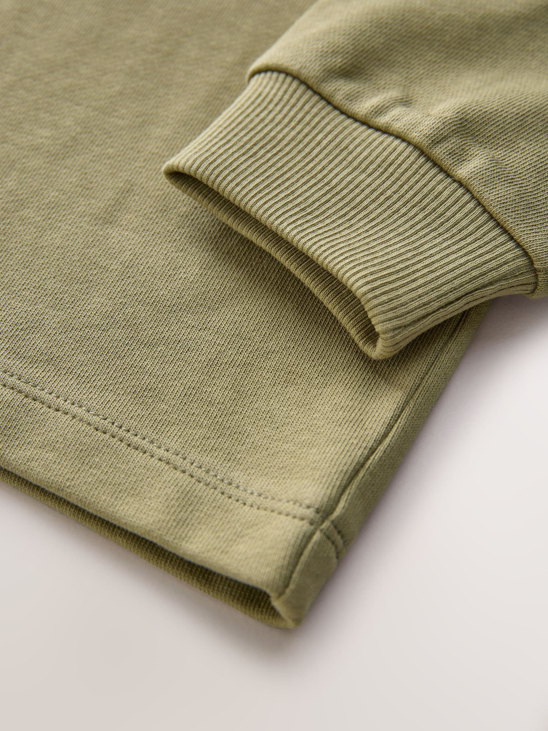 Dsiney Kidz - Khaki Green Relaxed Fit Long Sleeve Heavyweight T-Shirt (3-16yrs) image 4