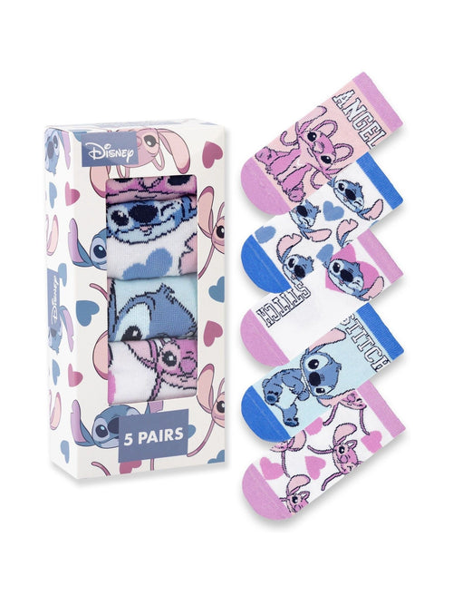 Vanilla Underground Multi Disney Girls Calf Socks Set of 5 image 1