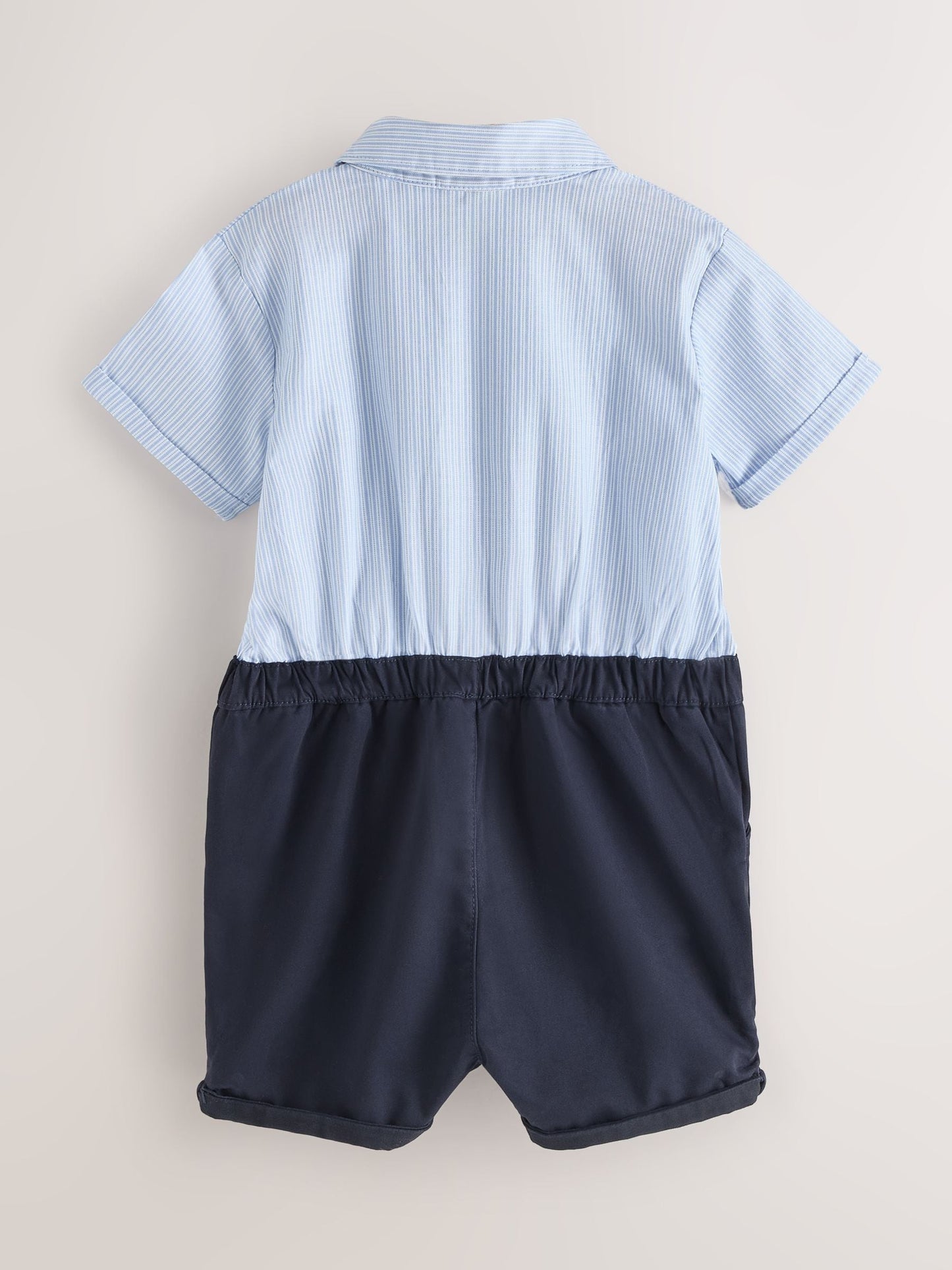 Baker by Ted Baker Blue/Navy Textured Smart Romper image 2