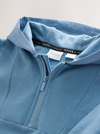 Baker by Ted Baker Blue Hooded Romper image 3