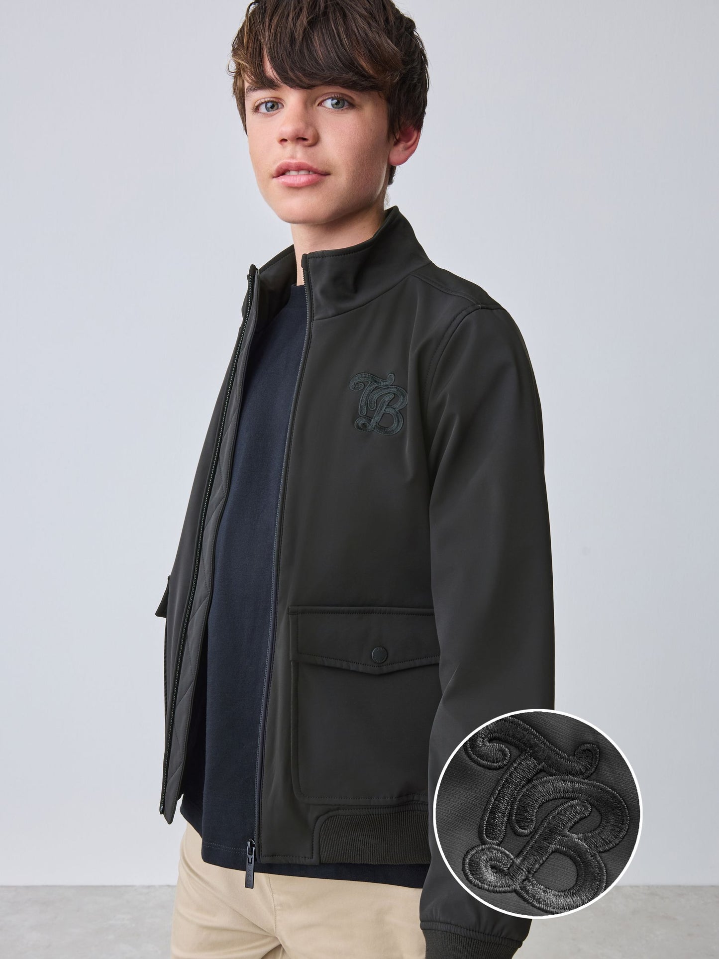 Baker by Ted Baker Black Harrington Jacket image 3
