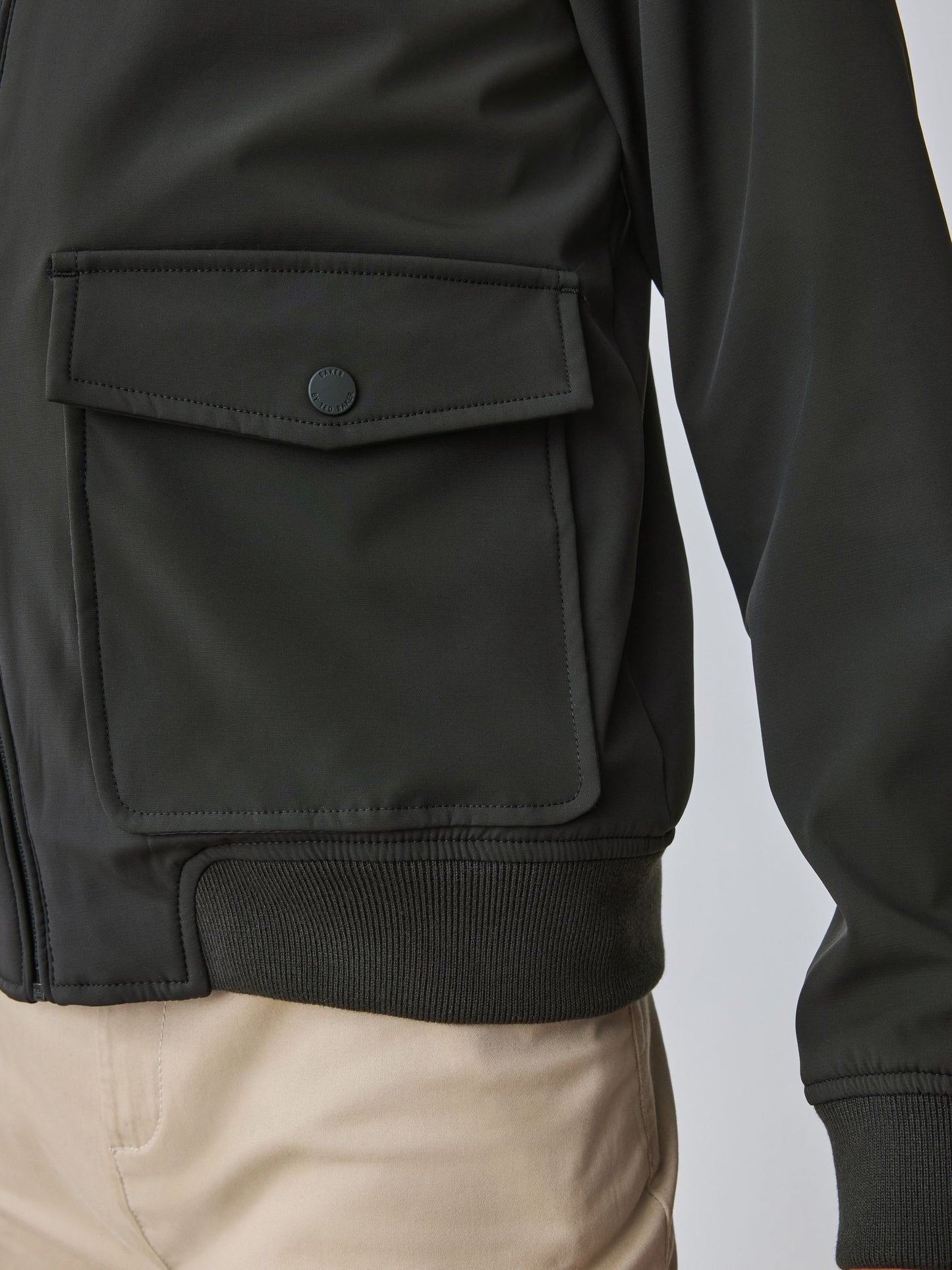Baker by Ted Baker Black Harrington Jacket image 4