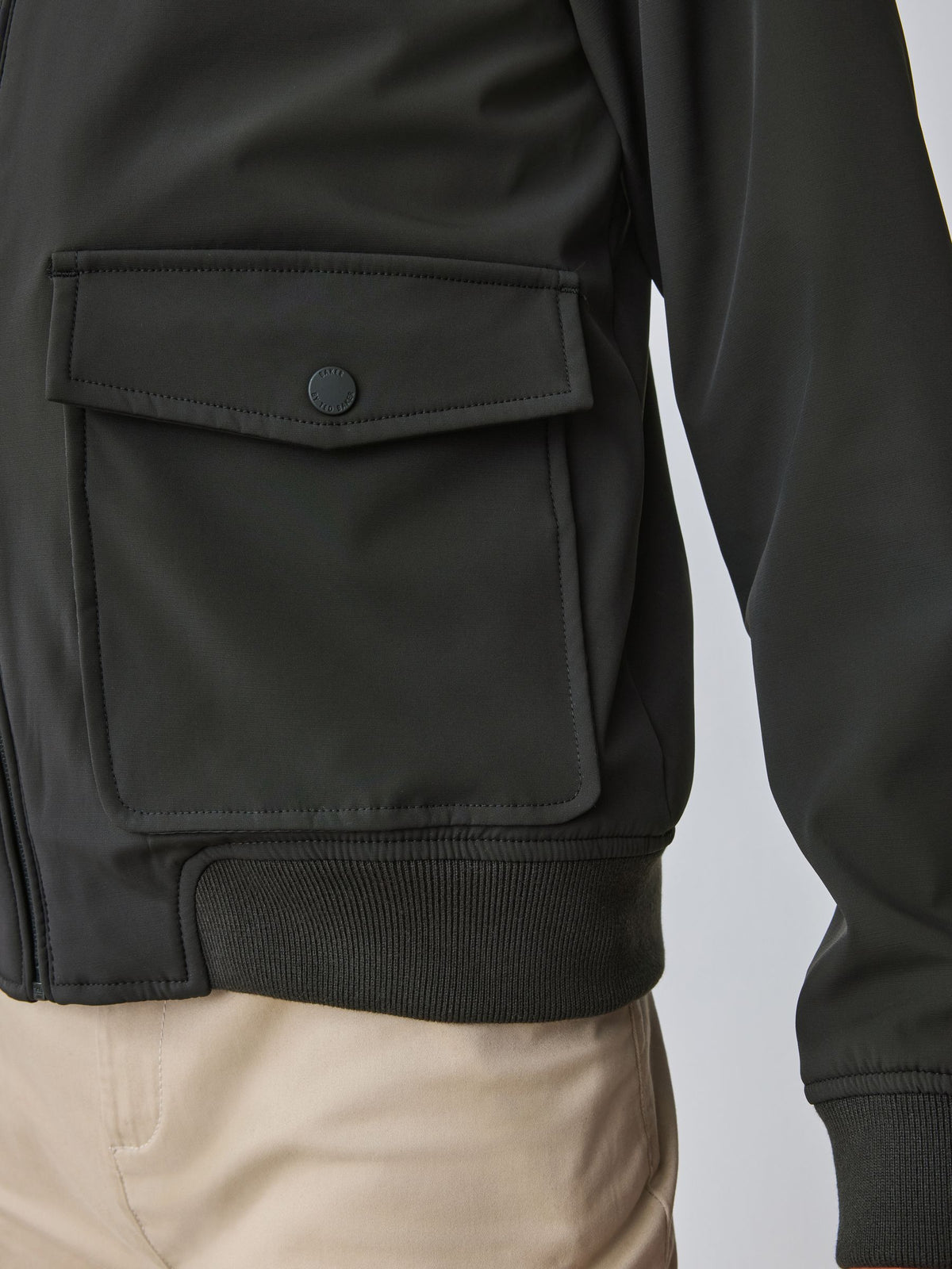 Baker by Ted Baker Black Harrington Jacket image 4