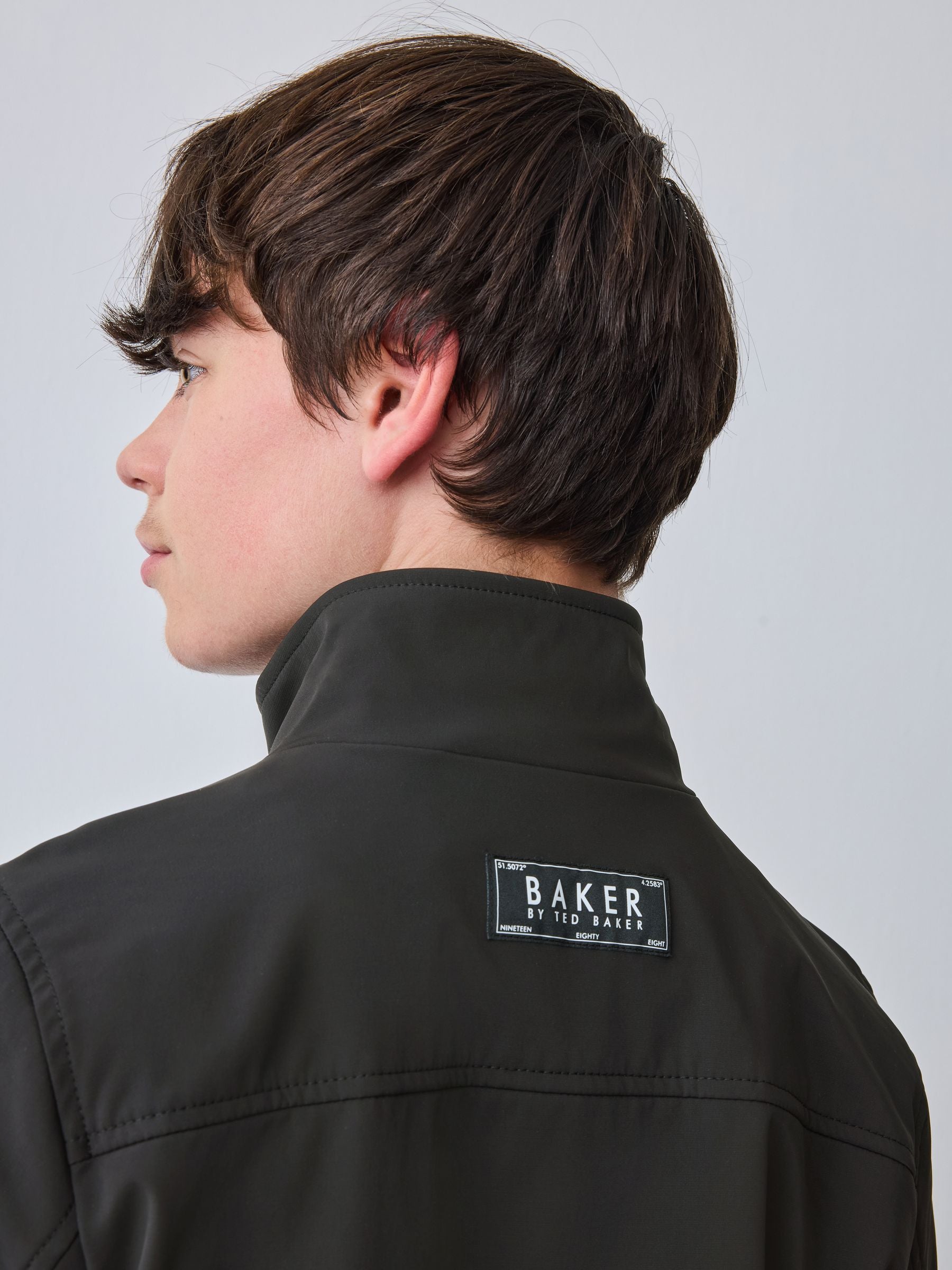 Baker by Ted Baker Black Harrington Jacket image 6