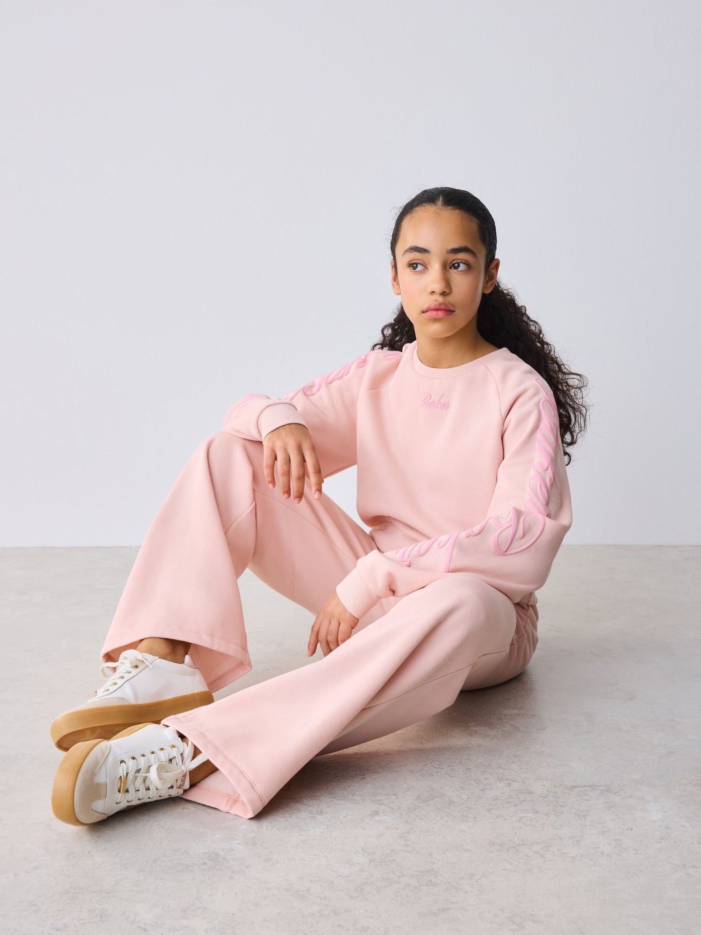 Baker by Ted Baker 2 Piece Boxy Sweat & Wide Leg Joggers Set image 2