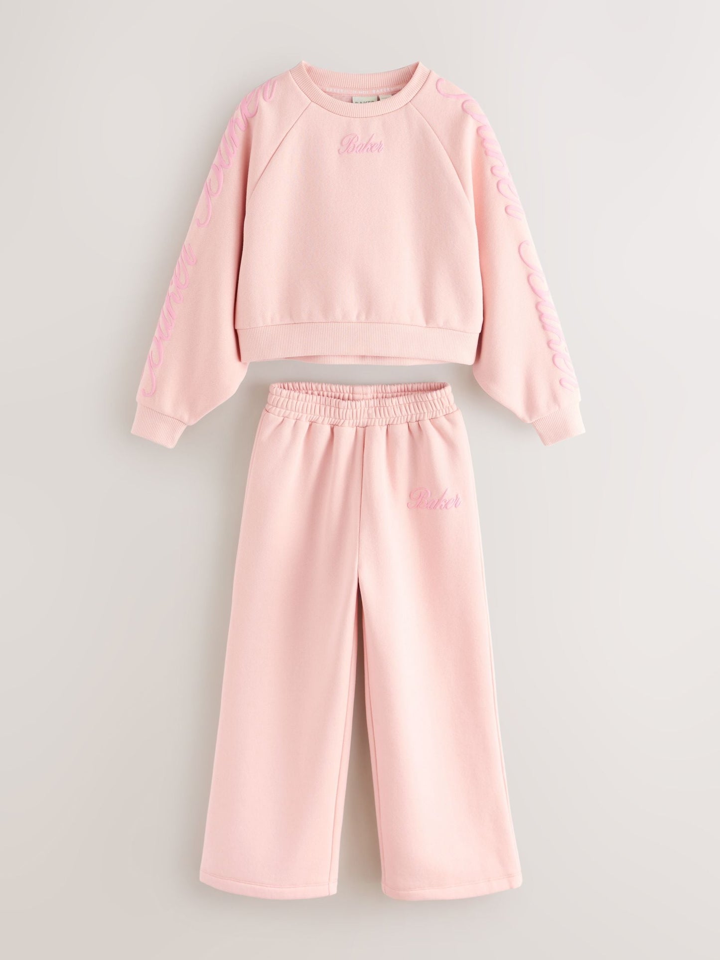 Baker by Ted Baker 2 Piece Boxy Sweat & Wide Leg Joggers Set image 9