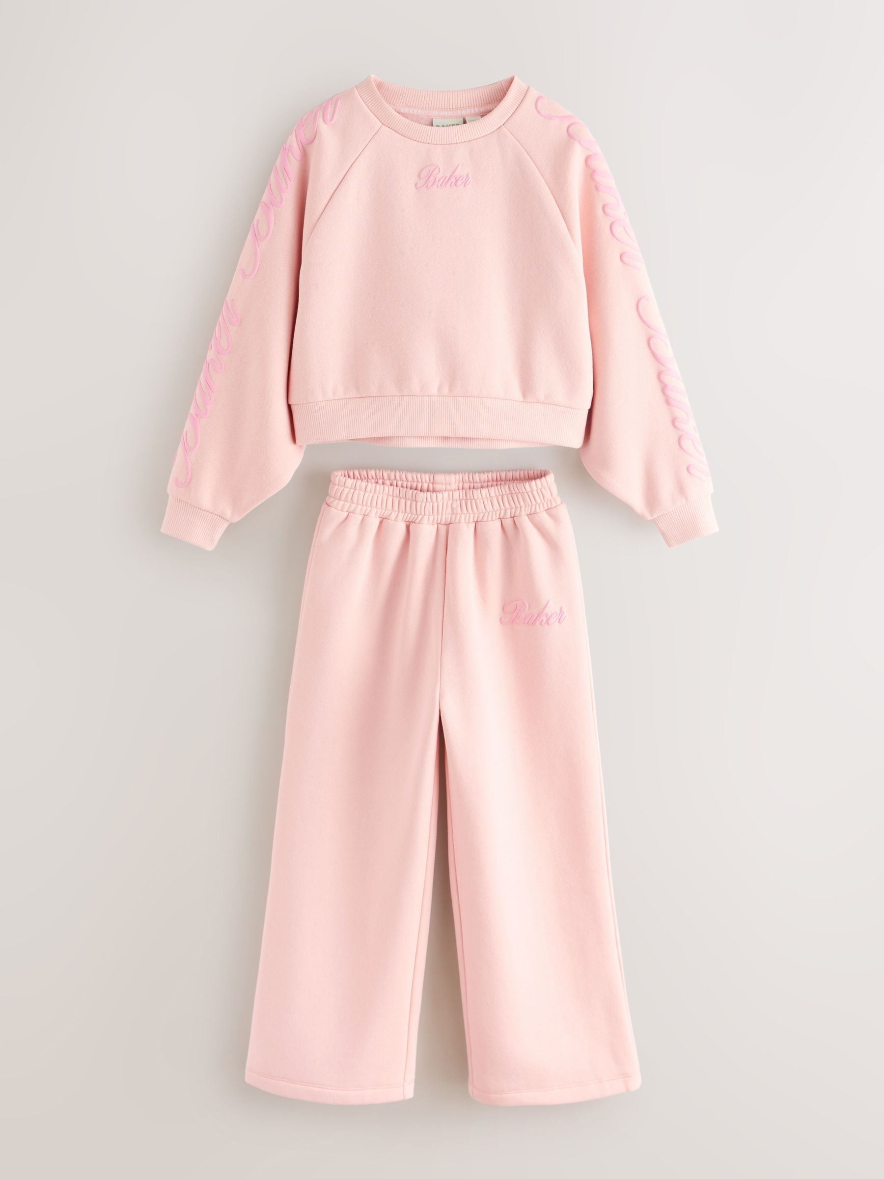 Baker by Ted Baker 2 Piece Boxy Sweat & Wide Leg Joggers Set image 9
