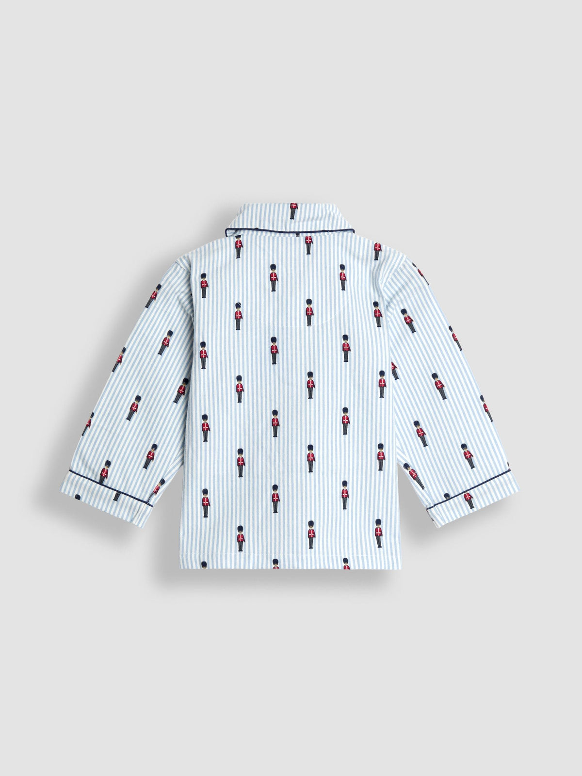 JoJo Maman Bébé Blue Soldier Stripe Soldier Print Woven Pyjamas - image 3